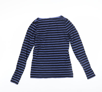 Womens UK Size L Jigsaw Blue Basic T-Shirt