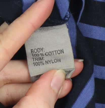 Womens UK Size L Jigsaw Blue Basic T-Shirt