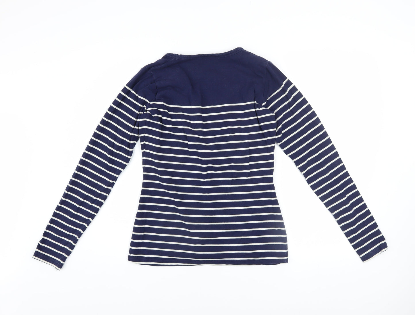 Womens UK Size S JoJo Maman Bébé Blue Basic Button-Up