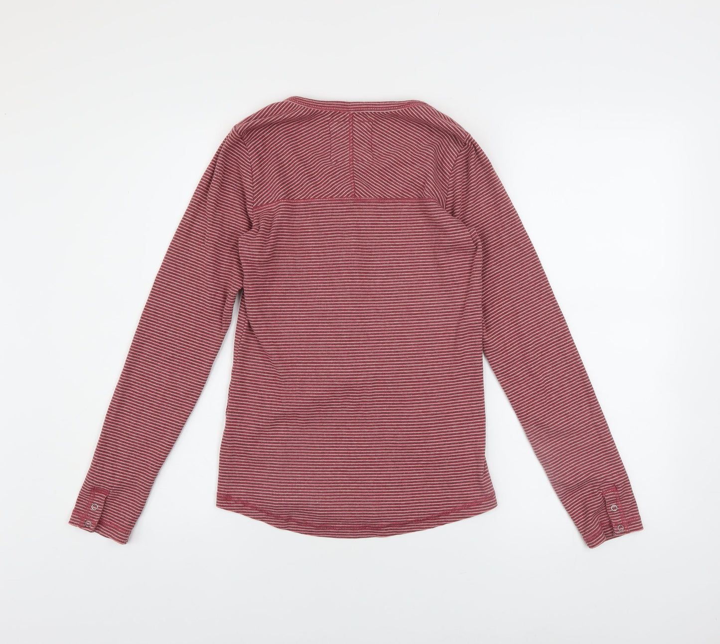Womens UK Size 6 Fat Face Red Basic Button-Up
