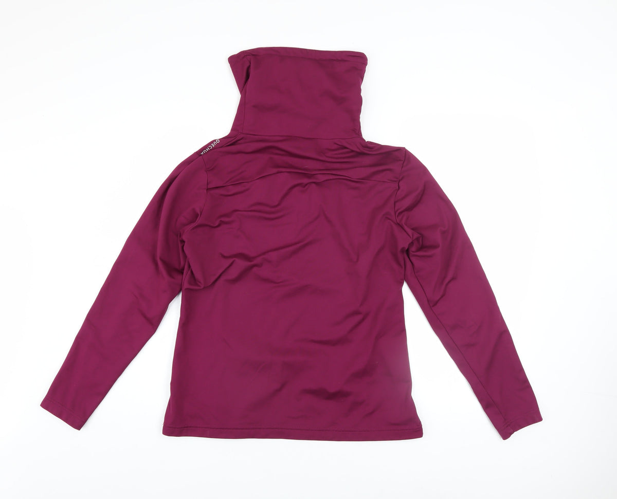Womens UK Size L DECATHLON Purple Pullover Hoodie