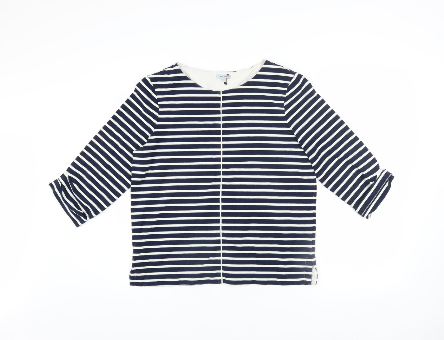 Womens UK Size XS Jigsaw Blue Basic T-Shirt