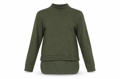 Womens UK Size XS COS Green Pullover Sweatshirt