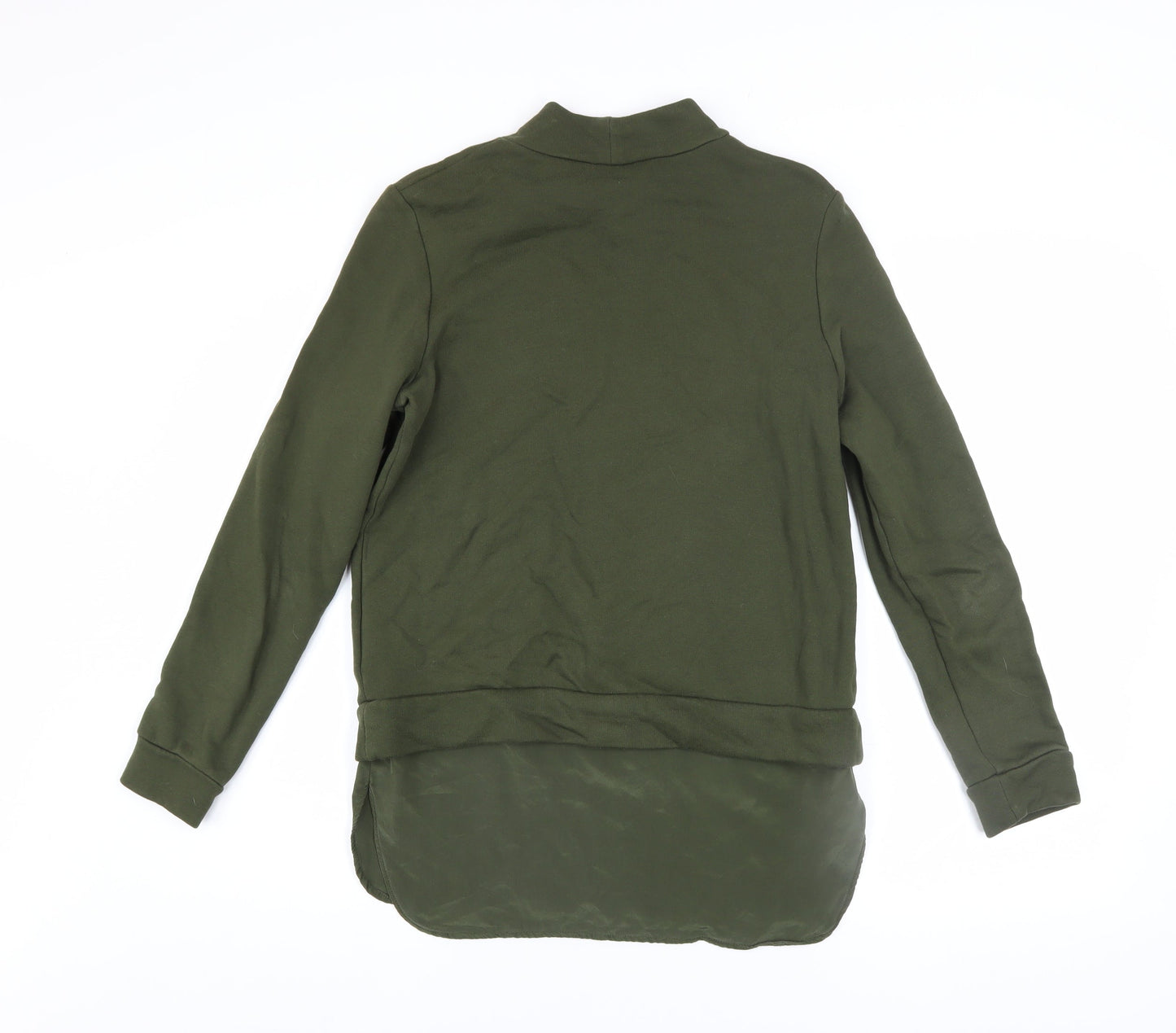 Womens UK Size XS COS Green Pullover Sweatshirt