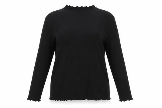Womens UK Size XL Only Black Basic Blouse