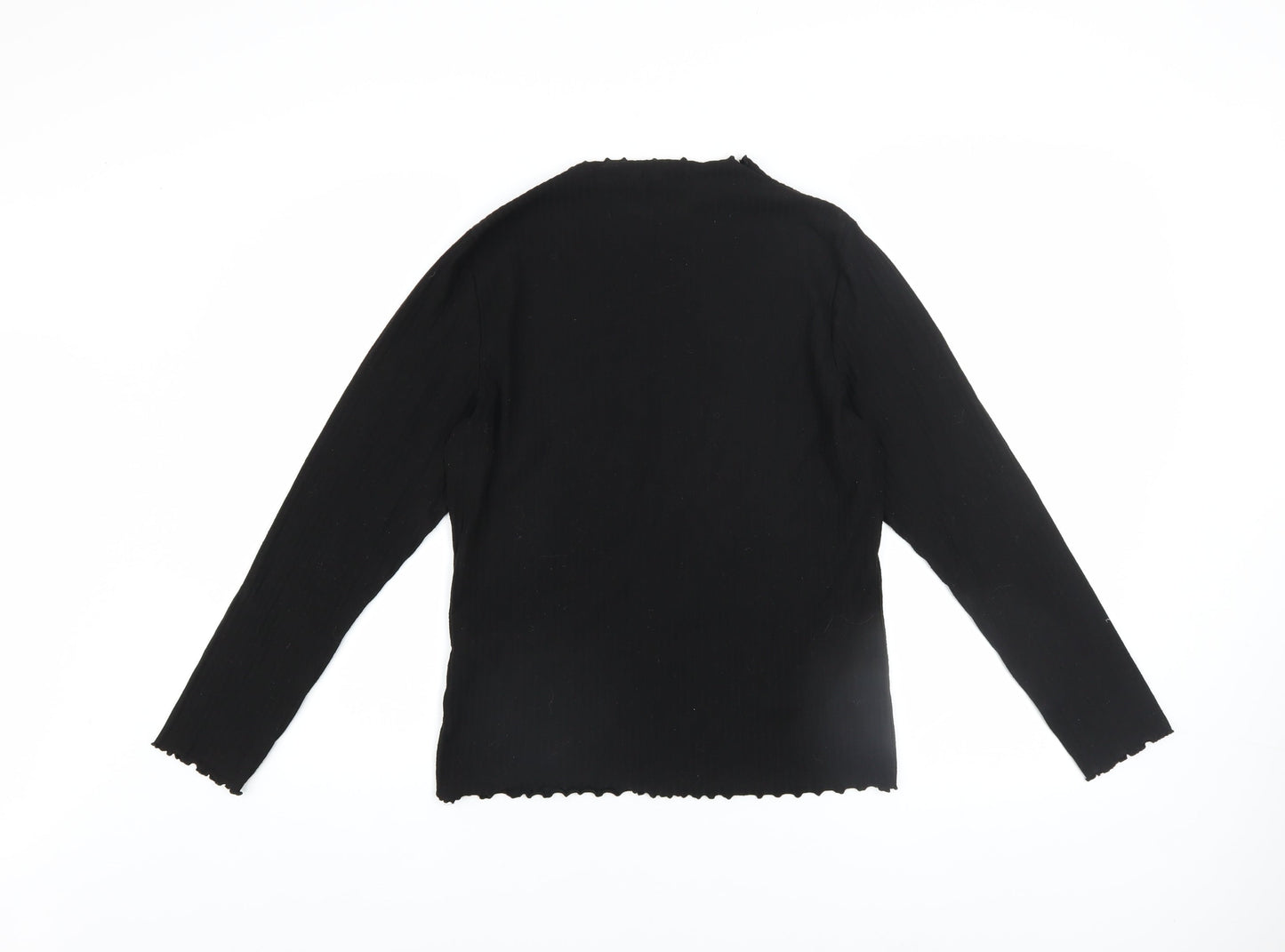 Womens UK Size XL Only Black Basic Blouse