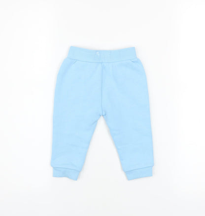 McKenzie Blue Jogger Trousers 6-9 Months Unisex Baby Lightweight Cotton