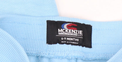 McKenzie Blue Jogger Trousers 6-9 Months Unisex Baby Lightweight Cotton
