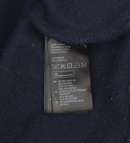 Womens UK Size S H&M Blue Pullover Sweatshirt