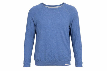 Mens UK Size M Pull & Bear Blue Pullover Jumper