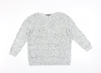 Womens UK Size 12 Laura Ashley Grey Pullover Jumper
