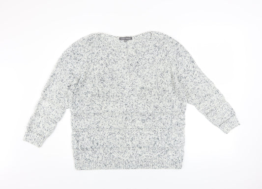 Womens UK Size 12 Laura Ashley Grey Pullover Jumper