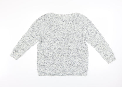 Womens UK Size 12 Laura Ashley Grey Pullover Jumper