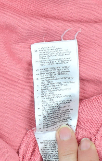 Womens UK Size 8 adidas Pink Pullover Sweatshirt