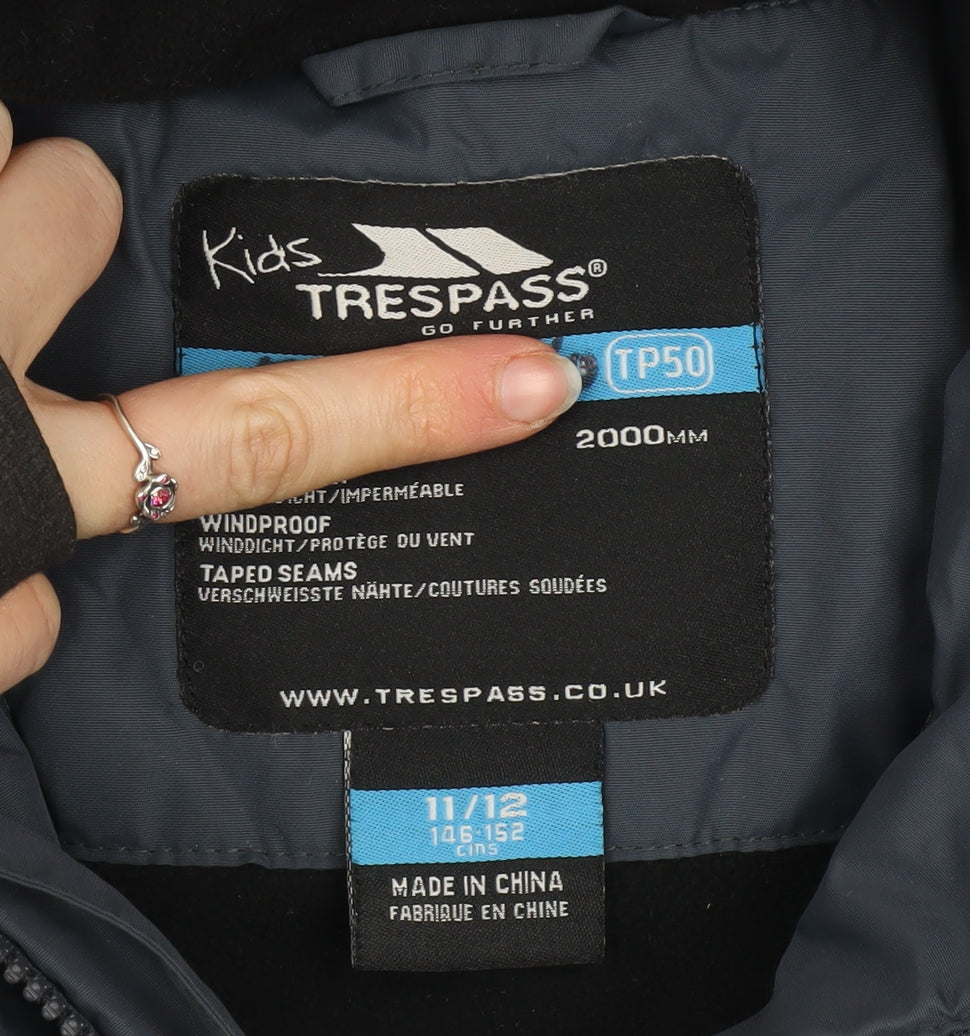 Boys UK Size 11-12 Years Trespass Blue Ski Jacket