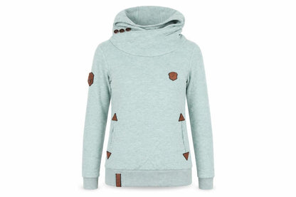 Womens UK Size S Naketano Green Pullover Hoodie