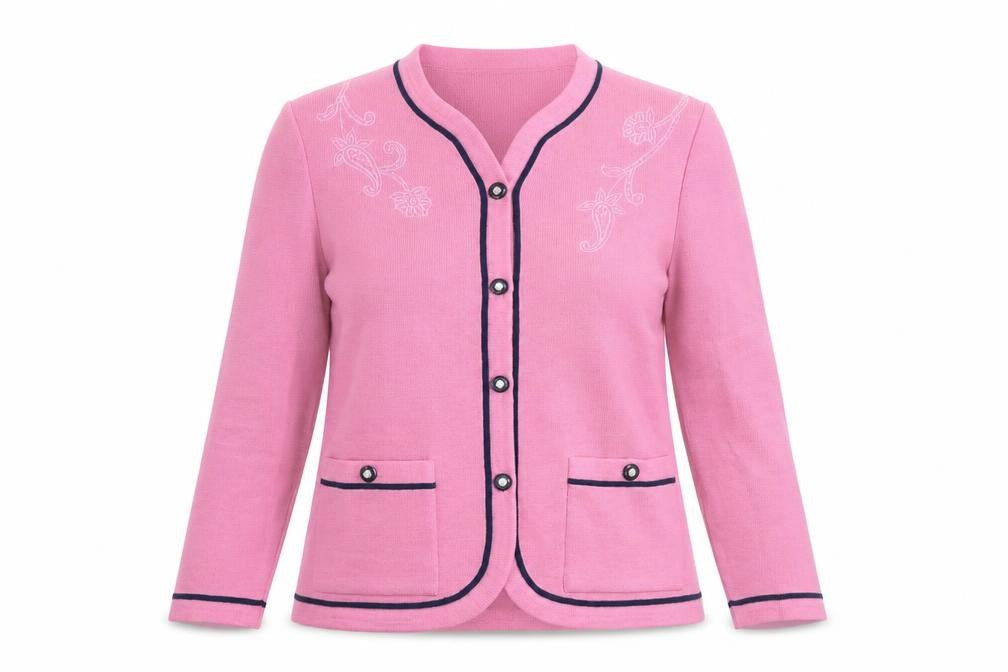 Womens UK Size 12 Sempre Pink Basic Jacket