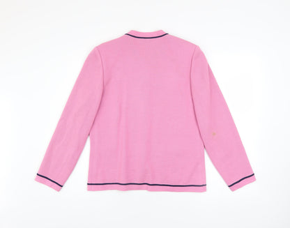 Womens UK Size 12 Sempre Pink Basic Jacket