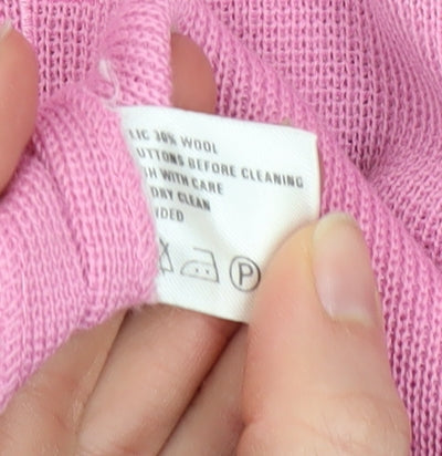 Womens UK Size 12 Sempre Pink Basic Jacket