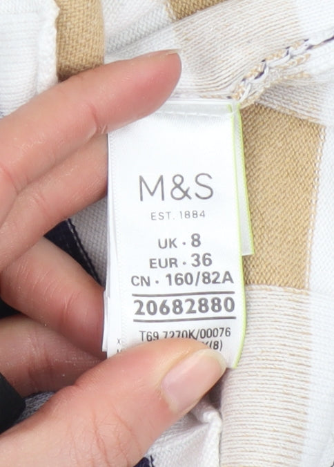 Womens UK Size 8 Marks and Spencer Multicoloured Pullover Jumper