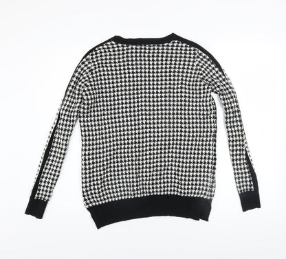 Womens UK Size S Zara Black Pullover Jumper