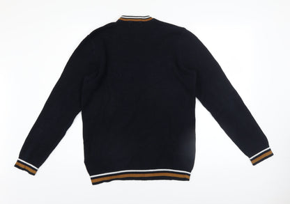 Mens UK Size L New Look Blue Pullover Jumper