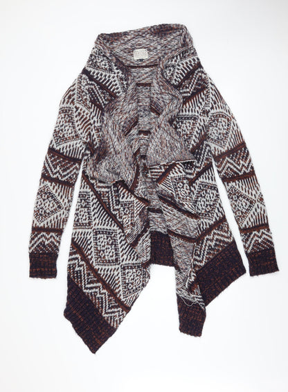 Womens UK Size 10 Blonde Heritage Multicoloured Cardigan Jumper