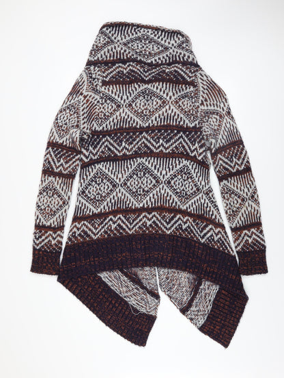 Womens UK Size 10 Blonde Heritage Multicoloured Cardigan Jumper