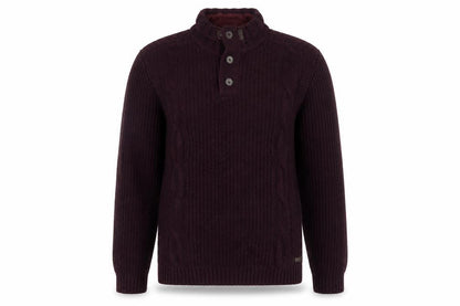 Mens UK Size XL Ted Baker Purple Henley Jumper