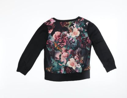 Womens UK Size 12 Star by Julien Macdonald Black Cardigan Jumper