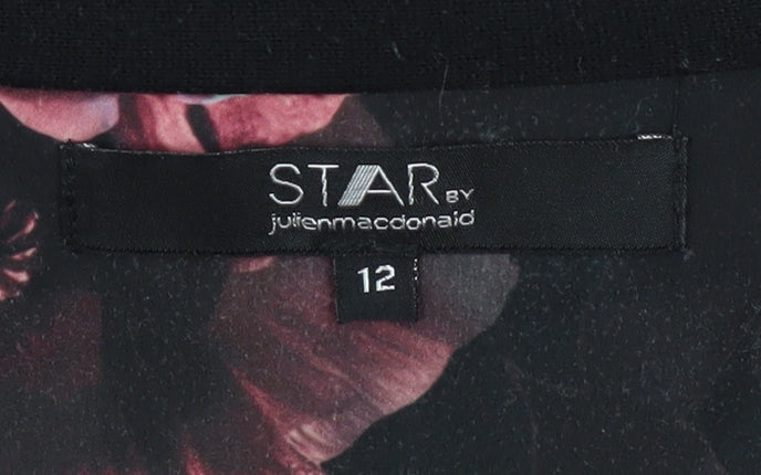 Womens UK Size 12 Star by Julien Macdonald Black Cardigan Jumper