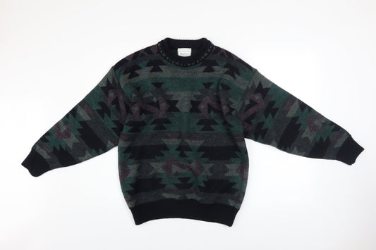 Mens UK Size M Burton Multicoloured Pullover Jumper