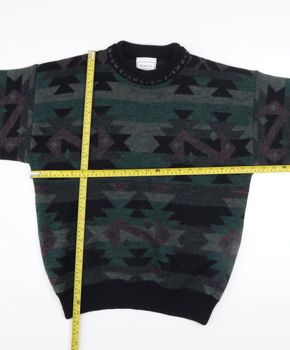 Mens UK Size M Burton Multicoloured Pullover Jumper