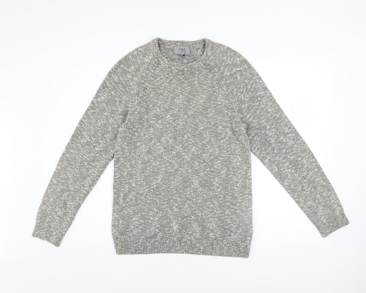 Mens UK Size S Marks and Spencer Grey Pullover Jumper