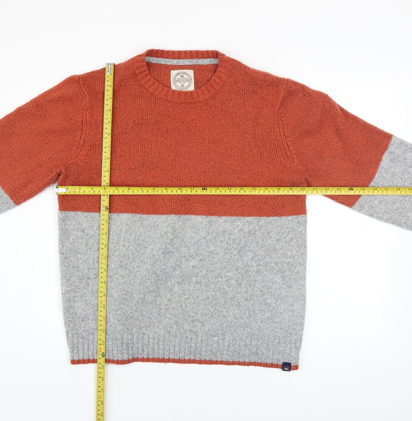 Mens UK Size L Fat Face Multicoloured Pullover Jumper