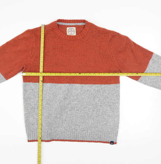 Mens UK Size L Fat Face Multicoloured Pullover Jumper
