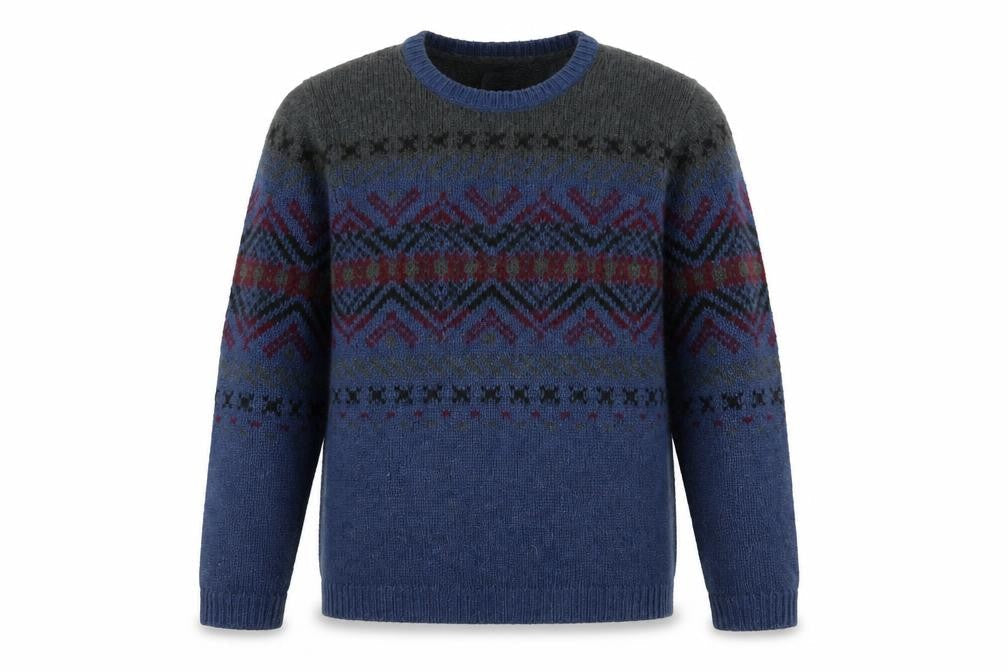 Mens UK Size XL Topman Blue Pullover Jumper