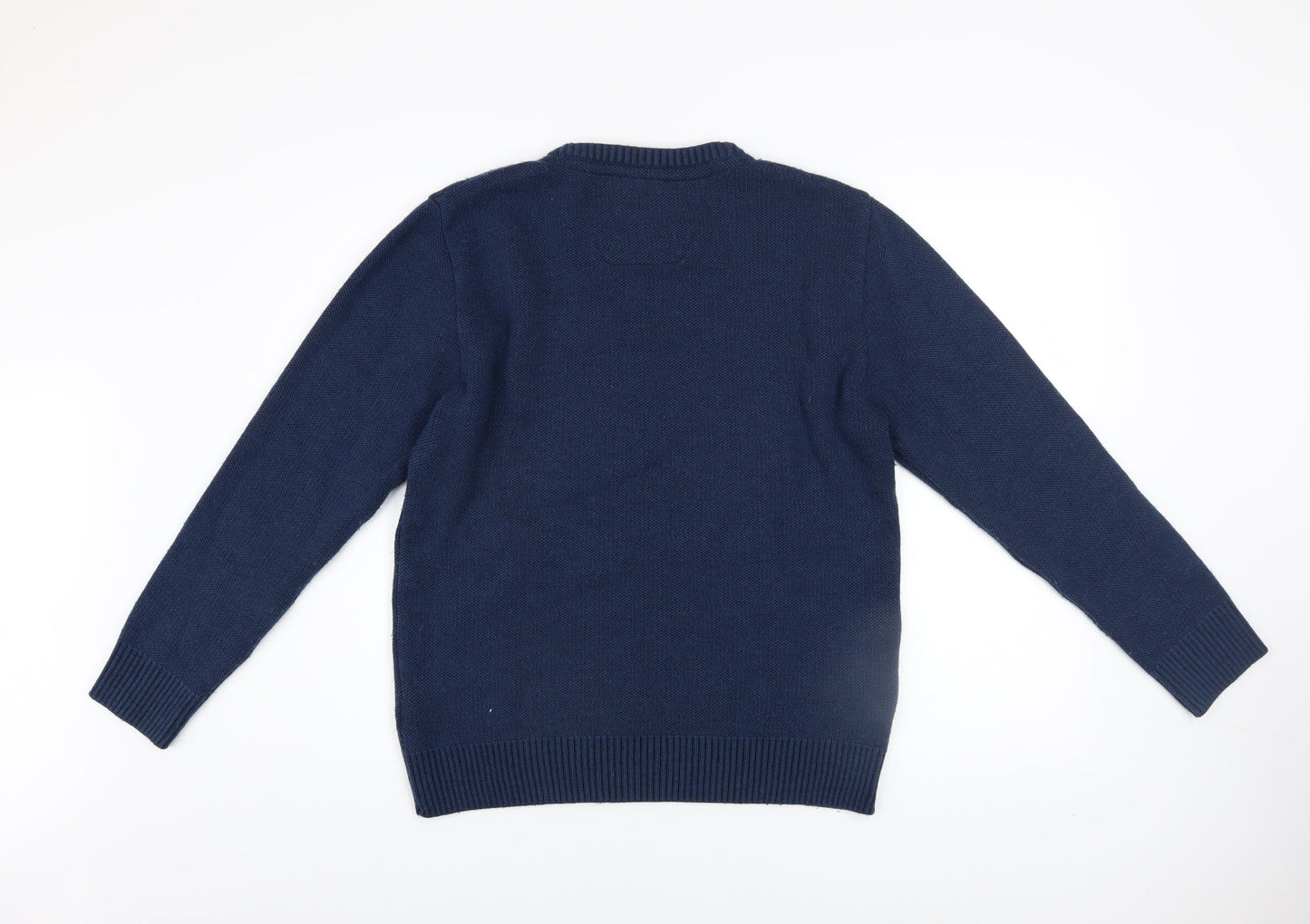 Mens UK Size M Daniel Grahame Drifter Blue Pullover Jumper