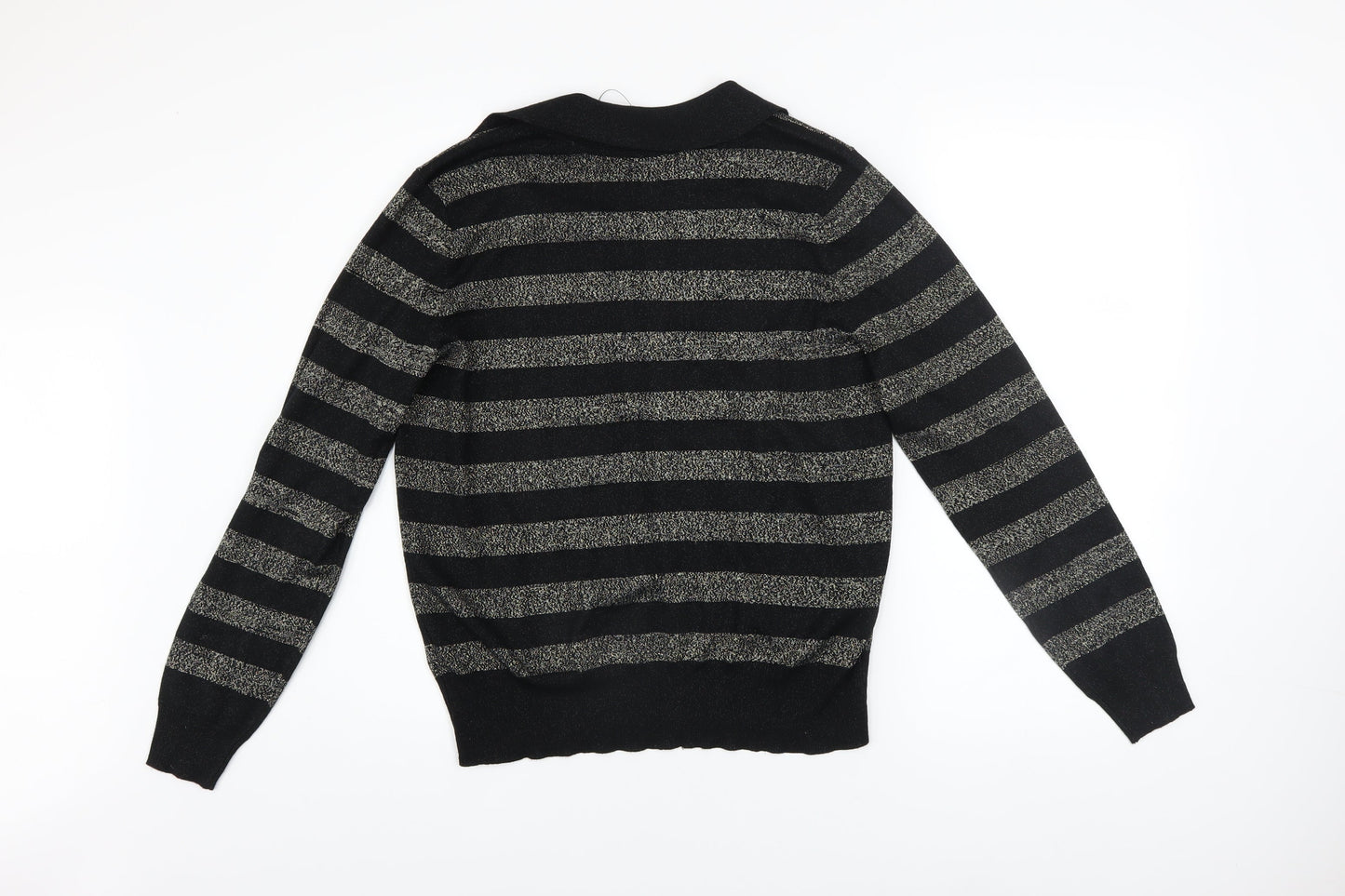 Womens UK Size M Marks and Spencer Black Pullover Jumper