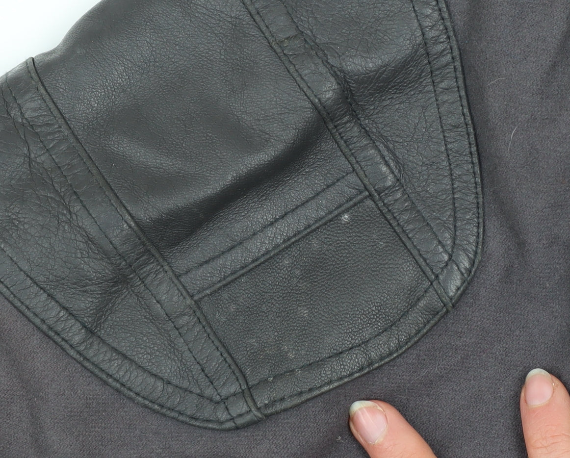 Mens UK Size 46 JS Styled in Italy Grey Bomber Jacket
