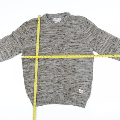 Mens UK Size M JACK & JONES Grey Pullover Jumper
