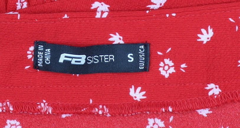Womens UK Size S FB Sister Wrap Chiffon Skirt