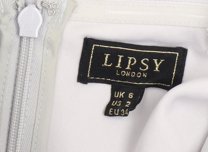 Womens UK Size 6 Lipsy Fit & Flare Dress