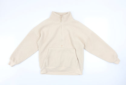 Womens UK Size XS Dunnes Stores Ivory Pullover Sweatshirt