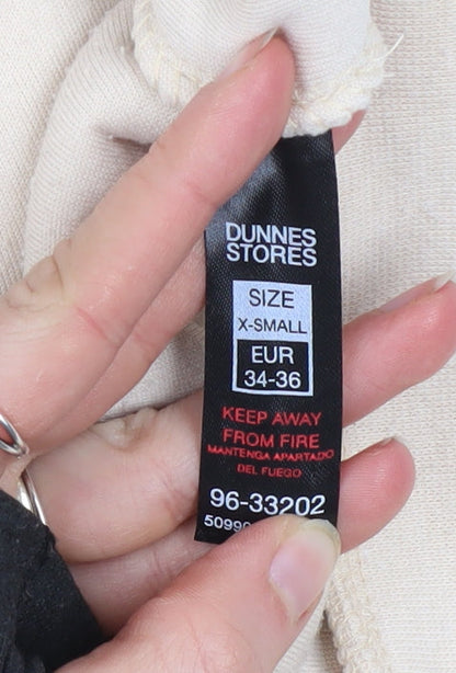 Womens UK Size XS Dunnes Stores Ivory Pullover Sweatshirt