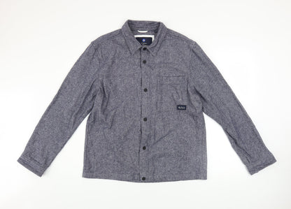 Mens UK Size M Ben Sherman Blue Basic Jacket