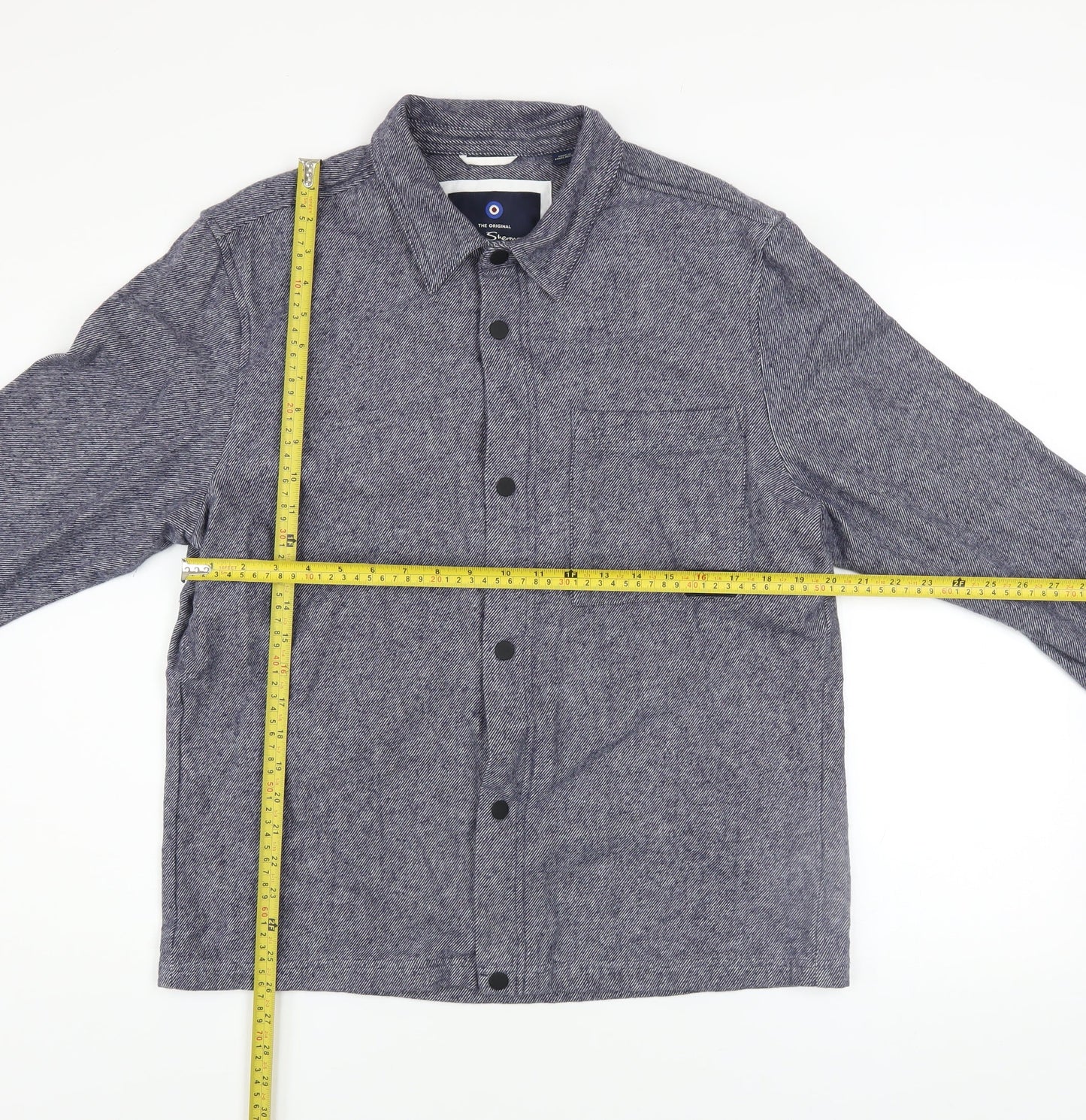 Mens UK Size M Ben Sherman Blue Basic Jacket