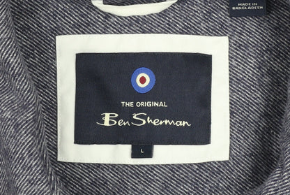 Mens UK Size M Ben Sherman Blue Basic Jacket