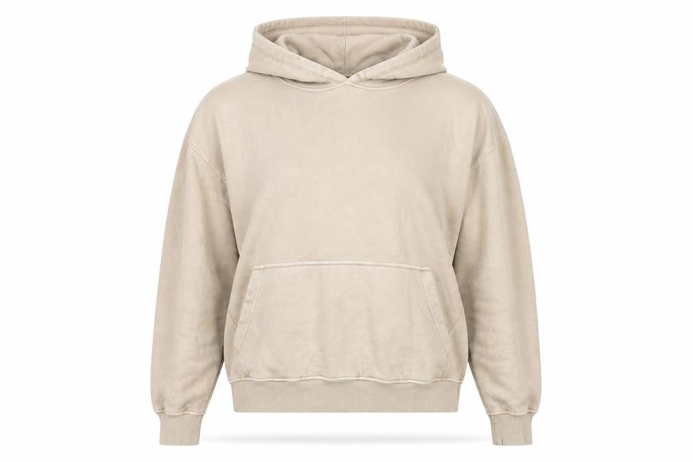 Womens UK Size 12 Zara Beige Pullover Hoodie