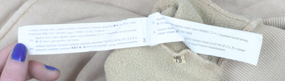 Womens UK Size 12 Zara Beige Pullover Hoodie